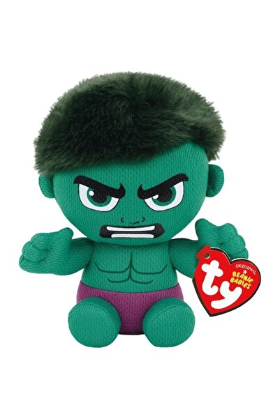 TY Jucărie Beanie Babies - Marvel, Hulk, 15 cm