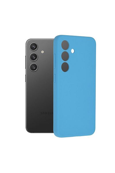 bestcase ® Premium Silicon Case For Samsung Galaxy A14, Light Blue