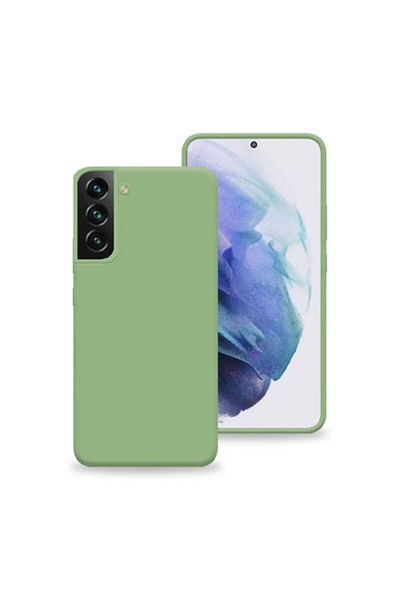 bestcase ® Premium Silicon Case For Samsung Galaxy S22, Avocado Green