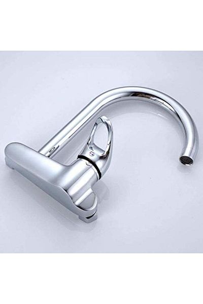 daluxe Bathroom Sink Taps Kitchen Sink Mixer Taps Basin Mixer Tap Single Lever Swivel Tap Hot Cold M