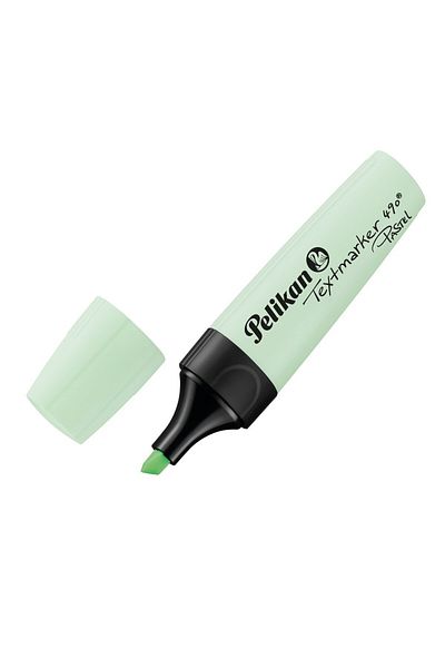 Herlitz Textmarker 490, Color Pastel Green, Material Plastic, Bulk