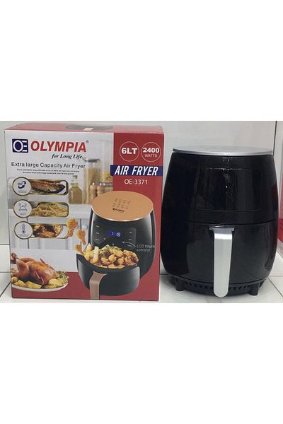 Olympia 6L Healthy and Fast Electric Fryer Air Fryer for Oil-Free Food Cooking