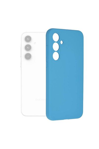 bestcase Husă premium din silicon pentru Samsung Galaxy S23 FE, albastru deschis