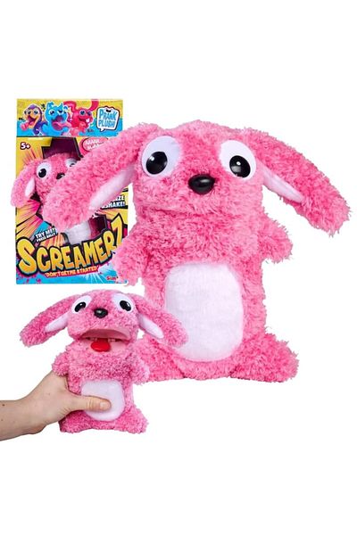 Simba Mascota Screamerz Prank Bunny Interactive Plus Toy Pink