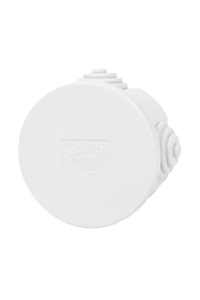 COURBI Cutie de derivație pentru fi 65 x 35 mm IP54 Alb