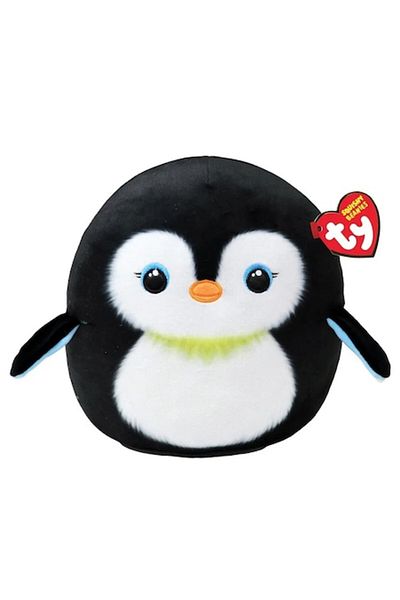 TY Plus Pinguinul Neve, Squishy Beanies 22cm
