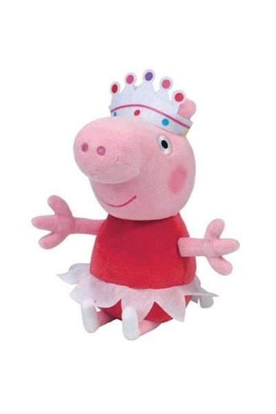 TY Plush Toy, Ballerina Peppa Pig, 15cm