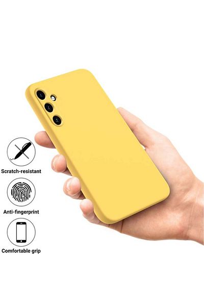 bestcase ® Premium Silicon Case For Samsung Galaxy A05s, Yellow