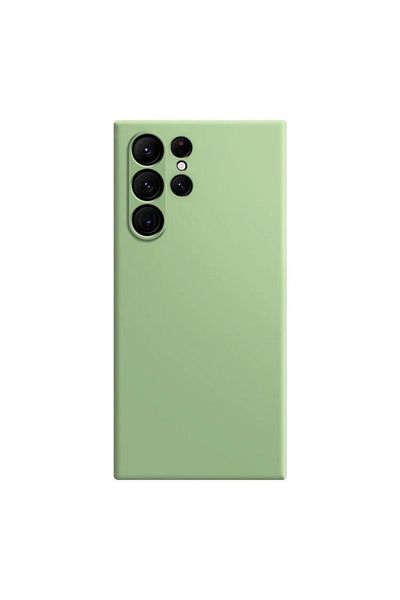bestcase ® Premium Silicon Case For Samsung Galaxy S23 Ultra, Avocado Green