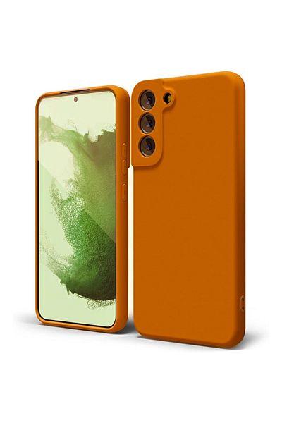 bestcase ® Premium Silicon Case For Samsung Galaxy S23, Brown