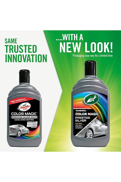 Turtle Wax Color Magic Prestige silver Car Wax 500ml – Cleans, Shines & Restores in One Application