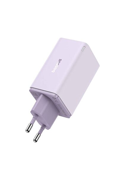 Baseus GaN6 Pro Network Charger, 65W, 2x USB and 2x USB-C, Fast Charge, USB-C to USB-C Cable Include