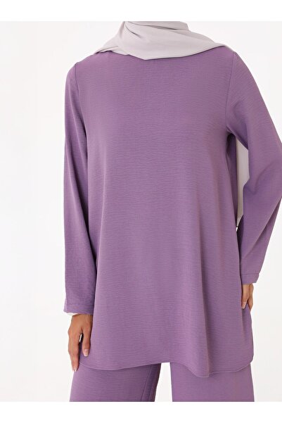 Refka Aerobin Basic Tunic&Pants Double Set - Purple -
