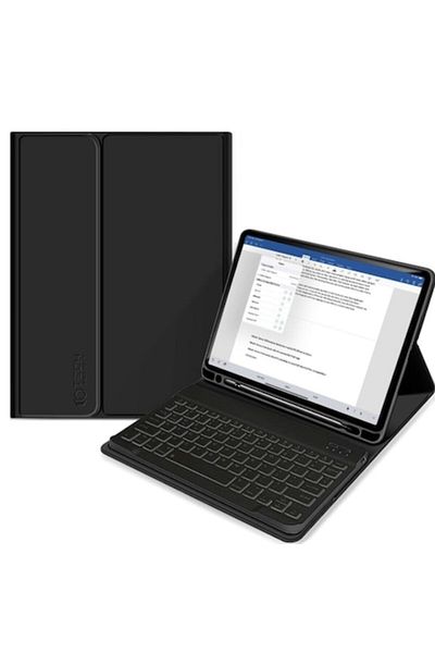 Tech-Protect Protective Case with Keyboard Tech-Protect, Pen Storage Space, for Apple iPad 10.2 2019/2020/2021, B