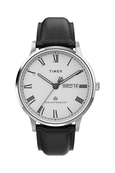 Timex Ceas bărbătesc cu cuarț alb Timex-TW2U88400