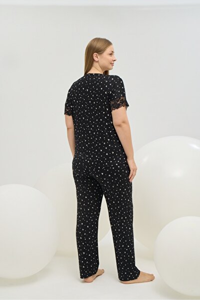 Sevim 16698 KADIN BIG SIZE PİJAMA TAKIM