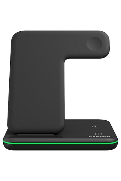 CANYON Încărcător wireless WS-303 3 în 1, negru