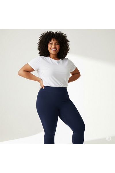 don-x |   Thermal Jumbo Oversize Size Winter Thermal Leggings Dark Blue
