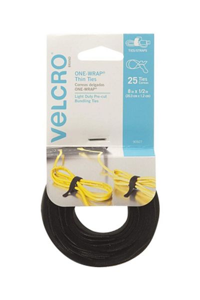 Velcro 25-Piece One Wrap Thin Ties 30g