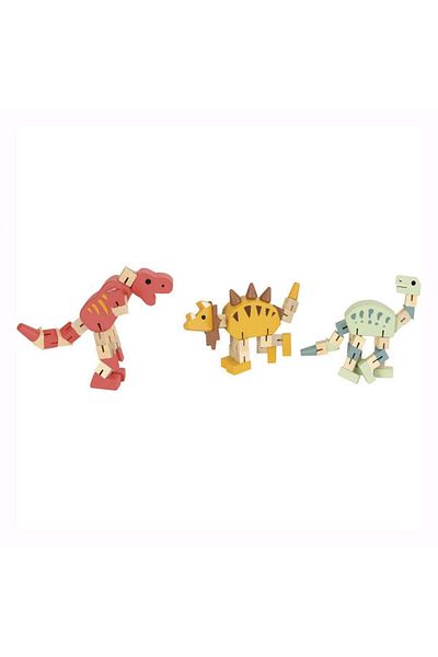 Egmont Toys Jucărie flexibilă din lemn, dinozaur, Egmont Toys