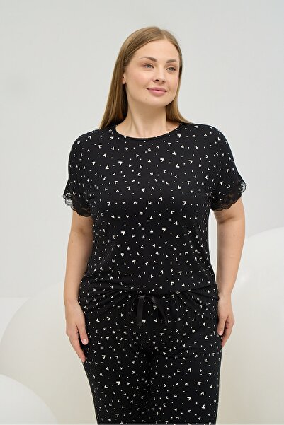 Sevim 16698 KADIN BIG SIZE PİJAMA TAKIM