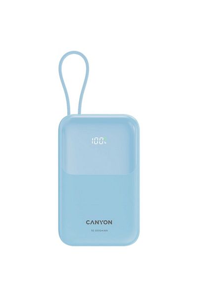 CANYON Baterie portabilă CANYON, OnPower 101, 10000 mAh, PD22.5W, Albastră
