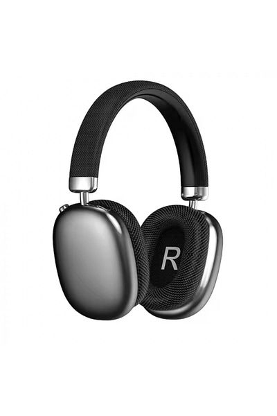 OEM Căști wireless over-the-ear, Bluetooth 5.3, sunet HiFi, stereo surround, gri
