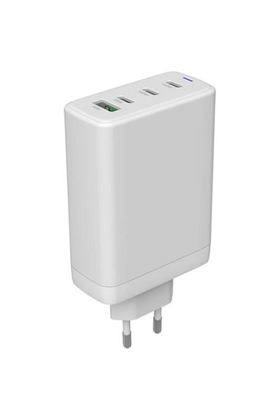 CANYON CNS-CUW140ACC 140W GaN Charger, 3x USB Type-C PD, 1x USB-A QC, White