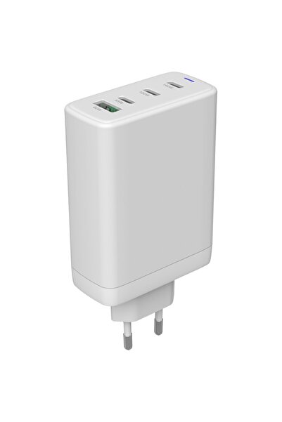 CANYON Încărcător CNS-CUW140ACC GaN de 140 W, 3 porturi USB tip C PD, 1 porturi USB-A QC, alb