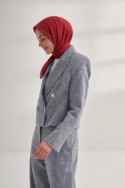 ARMANDA Seher a Pattern Scarf - Bordo
