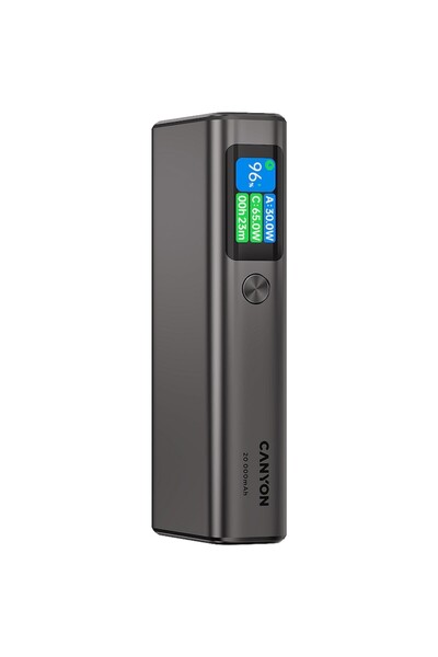 CANYON Σταθμός φόρτισης OnPower 230 20000 mAh 130 W Μαύρο/Γκρι