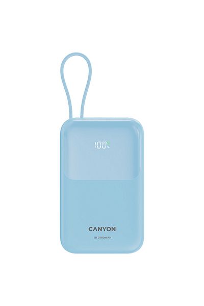 CANYON Baterie portabilă CANYON, OnPower 101, 10000 mAh, PD22.5W, Albastră