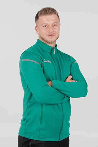 Diadora Alto 25 Camping Tracksuit Single Top Πράσινο