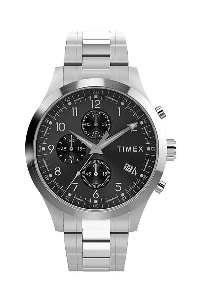 Timex Men's Black Quartz, American Timex-TW2Y01400