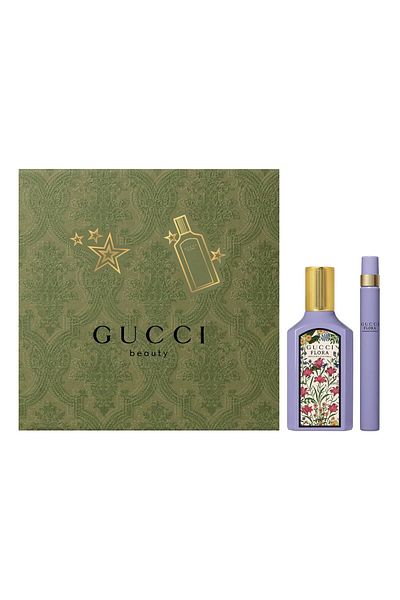 Gucci Flora Gorgeous Magnolia Gift Set for Women - Eau de Parfum 50 ml+Eau de Parfum Travel 10 ml
