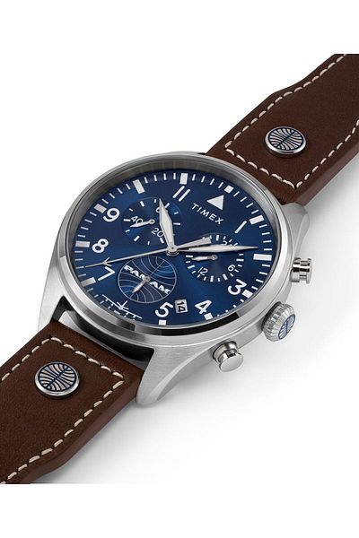 Timex Ceas bărbătesc cu cuarț albastru Timex-TWG030000