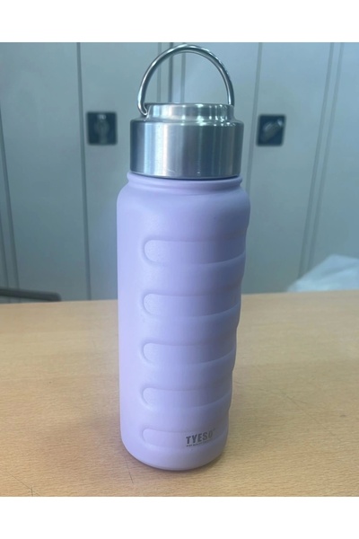 Evistro Stainless Steel Thermos Water Bottle 360ml Vacuum Lid Lilac Imported ...