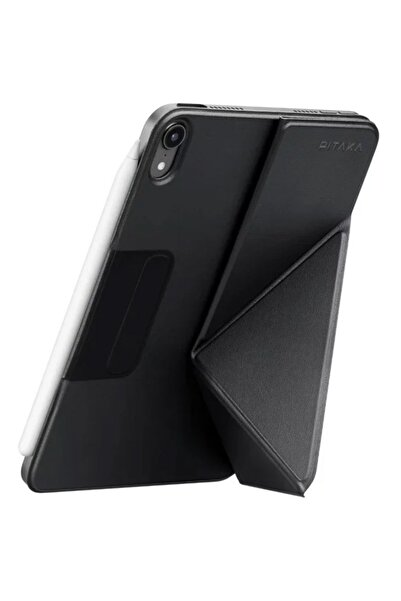 PITAKA Husă de protecție pentru iPad Mini 6/Mini (A17 Pro) MagEZ Folio 2, Negru/Gri