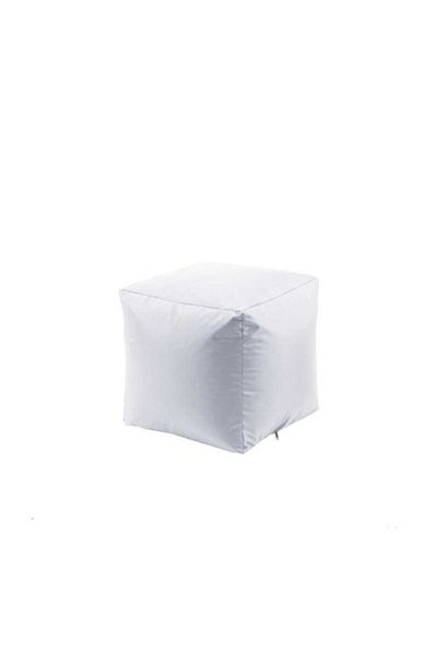 Pufrelax Taburet Cub Pufrelax, Material impermeabil - Alb