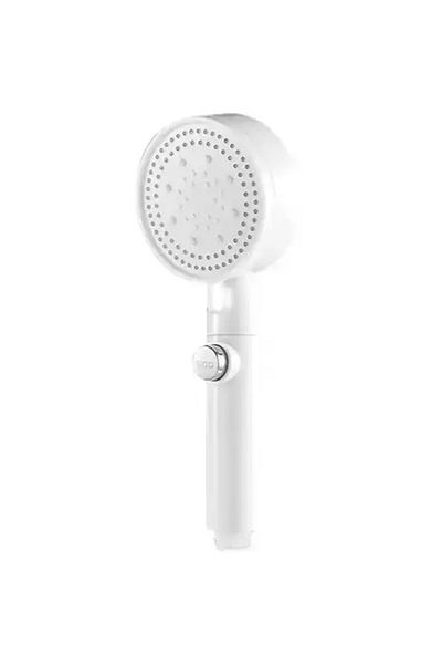 Aptel Cap de dus, 5 functii, plastic, alb