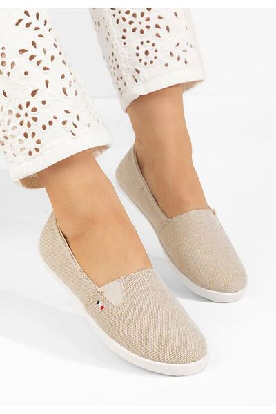 B T Shoes Maybelle beige women's espadrilles