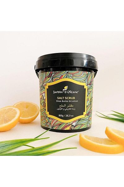 Jardin Oleane Moroccan Salt Scrub with Shea Butter and Lemon by Jardin Oleane, 2.0g