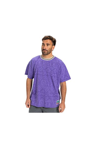 Quiksilver Global Heat Ss Tee Men's Casual T-Shirt Eqykt04365 Purple
