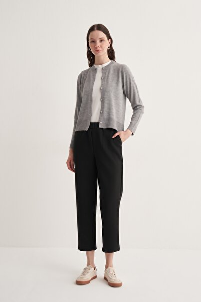 EBU Prive Women's Thin Knitwear Cardigan Gray