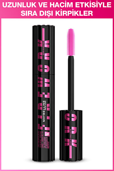 Maybelline New York Kirpiklere 24 Saate Kalıcı Uzunluk ve Hacim Veren Black M...