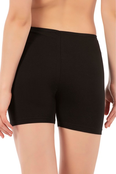 LİRONA SOFT Premium Fabric ARA BOY Lycra βαμβακερό παντελόνι πάνω από το γόνατο και εσωτερική φόδρα σορτς κολάν 26591