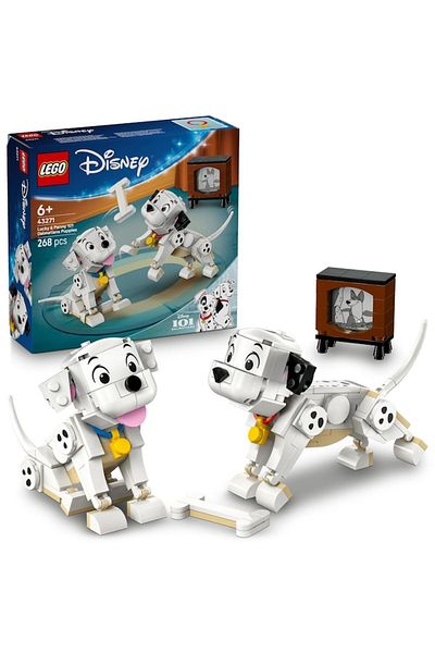 LEGO Disney - Căței Lucky și Penny din 101 Dalmațieni 43271, 268 de piese