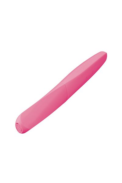 Pelikan Twist Berry Pink Fountain Pen, Medium Nib, Ergonomic Grip, Ambidextrous, 1 Cartridge, Box