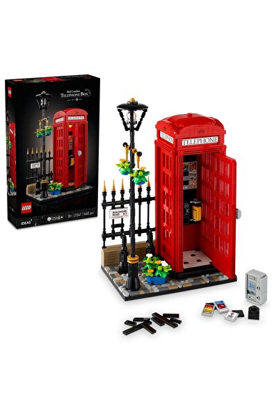 LEGO Idei - Cabină telefonică roșie Londra 21347, 1460 piese