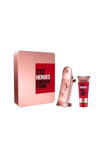 Carolina Herrera 212 Heroes For Ever Young Gift Set-Eau de Parfum 80ml+Perfumed Body Lotion 100ml